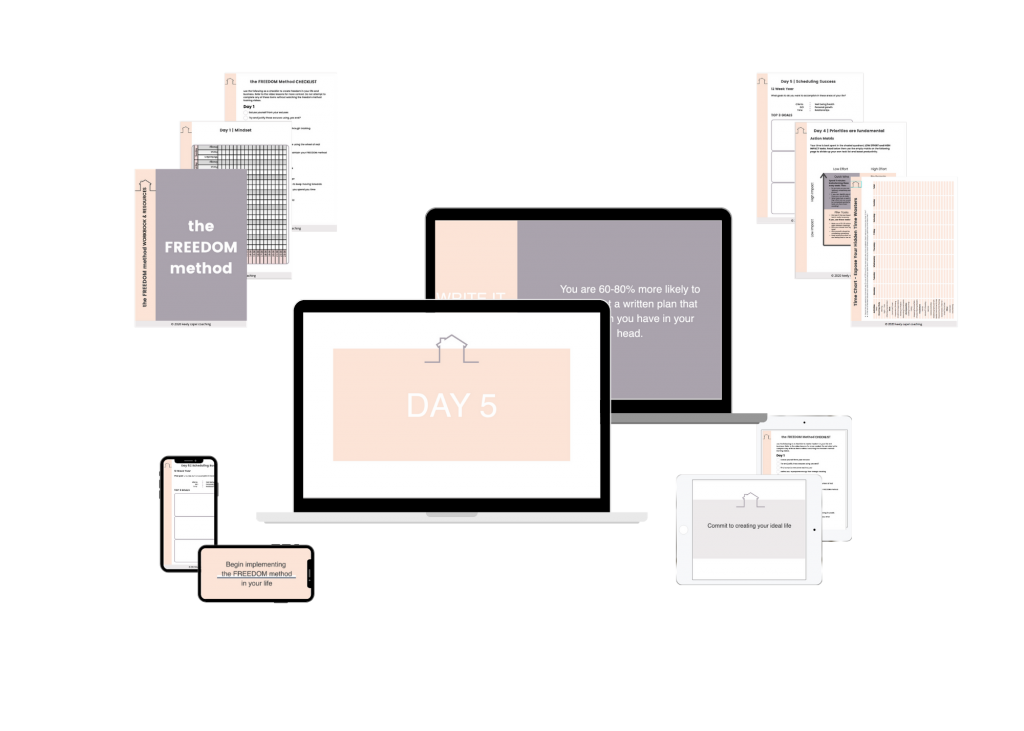 the FREEDOM method mockup complete series